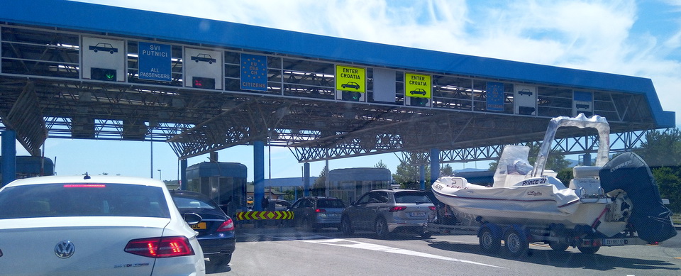 Prehod meje s Hrvaško in vračanje v Slovenijo 