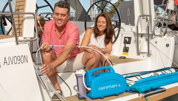 Neomejeno količina vode na krovu - Rainman Watermakers