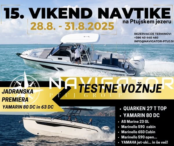 VIKEND NAVTIKE 2025, predstavitev QUARKEN in YAMARIN