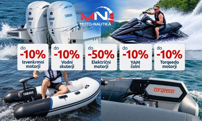 Zadnja letošnja Yamaha Marine akcija: izkoristite sejemske ugodnosti pri Moto-Nautiki!