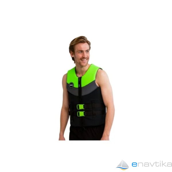 Moški neoprenski rešilni jopič Lime Green