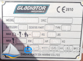 Gumenjak Gladiator C370AL z motorjem Suzuki DF20 AS