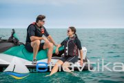 Oddam vodni skuter SeaDoo GTI90 iBR + prikolica; varčen jet ski rent