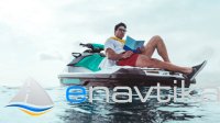 Oddam vodni skuter SeaDoo GTI90 iBR + prikolica; varčen jet ski rent
